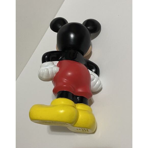 Vintage Disney Big Mickey Mouse Sipper Cup Figural Water Bottle 12" No Straw - Picture 5 of 6